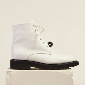 Dear Frances Park Boots, sz 8 in chalk
